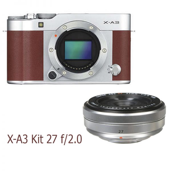 Fujifilm X-A3 Kit 27 F/2.8 Brown